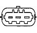 Senzor,pozitie ax cu came HELLA 6PU 009 121-591