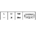 Senzor,pozitie ax cu came HELLA 6PU 009 121-811