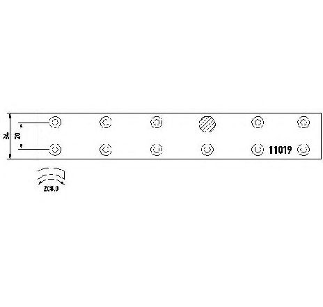 Set garnituri de frictiune, frana tambur HELLA 8DB 355 019-471</br>Piesa auto pentru Piese de service/ Inspectie / Intretinere Set garnituri de frictiune, frana tambur HELLA 8DB 355 019-471</br>Piesa auto pentru Piese de service/ Inspectie / Intretinere