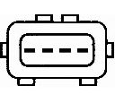 Senzor debit aer HELLA 8ET 009 142-081