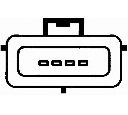 Senzor debit aer HELLA 8ET 009 142-161