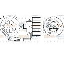 Ventilator, habitaclu HELLA 8EW 009 100-261