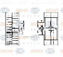 Ventilator, habitaclu HELLA 8EW 009 159-101</br>Piesa auto pentru Incalzire