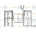 Ventilator, habitaclu HELLA 8EW 009 159-111</br>Piesa auto pentru Incalzire