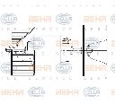 Ventilator, habitaclu HELLA 8EW 009 159-171</br>Piesa auto pentru Incalzire