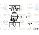 Ventilator, habitaclu HELLA 8EW 009 159-181</br>Piesa auto pentru Incalzire