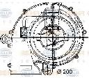 Ventilator, radiator HELLA 8EW 009 159-221</br>Piesa auto pentru Categorii