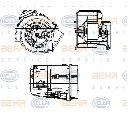 Ventilator, habitaclu HELLA 8EW 009 159-371</br>Piesa auto pentru Incalzire