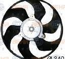 Ventilator, radiator HELLA 8EW 351 044-391</br>Piesa auto pentru Sistem de racire motor