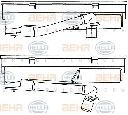 Ventilator, habitaclu HELLA 8EW 351 303-341</br>Piesa auto pentru Incalzire