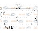 Condensator, climatizare HELLA 8FC 351 300-514</br>Piesa auto pentru Sistem de aer conditionat