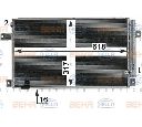 Condensator, climatizare HELLA 8FC 351 343-731