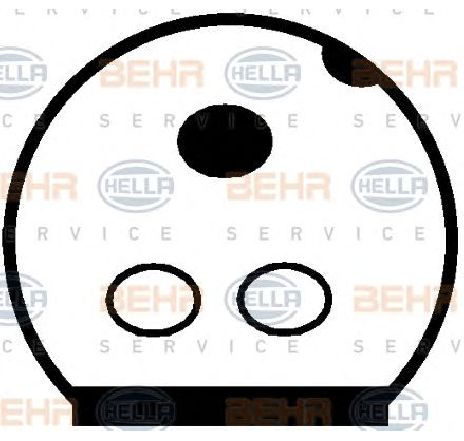 Compresor, climatizare HELLA 8FK 351 110-651 Compresor, climatizare HELLA 8FK 351 110-651