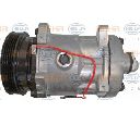 Compresor, climatizare HELLA 8FK 351 132-761