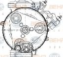 Compresor, climatizare HELLA 8FK 351 334-391