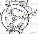 Compresor, climatizare HELLA 8FK 351 334-431