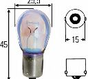 Bec, semnalizator; Bec, lampa frana; Bec, lampa ceata spate; Bec, lampa mers inapoi; Bec, lampa spate; Bec incandescent; Bec, semnalizator; Bec, lampa frana; Bec, lampa ceata spate; Bec, lampa mers inapoi; bec incandescent, bec lumina zi HELLA 8GA 002 073-241</br>Piesa auto pentru Lumini ceata spate / Elemente