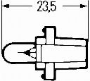 Bec, lumini bord; Bec, lumini bord HELLA 8GA 007 997-041</br>Piesa auto pentru Iluminare interior