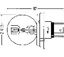 Bec, far faza lunga; Bec, far principal; Bec incandescent; Bec, far principal HELLA 8GD 002 088-251</br>Piesa auto pentru Faruri / piese componente