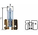 Bec, far faza lunga; Bec, far principal; Bec, proiector ceata; Bec incandescent HELLA 8GH 002 857-121</br>Piesa auto pentru Faruri / piese componente