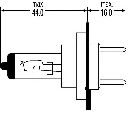 Bec, far faza lunga; Bec, far principal; Bec incandescent; Bec, far principal; Bec, far pentru viraje HELLA 8GH 007 157-201</br>Piesa auto pentru Faruri / piese componente
