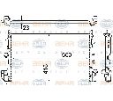 Radiator, racire motor HELLA 8MK 376 700-264