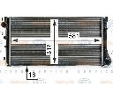 Radiator, racire motor HELLA 8MK 376 700-291