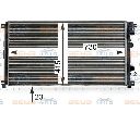 Radiator, racire motor HELLA 8MK 376 700-314