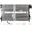 Radiator, racire motor HELLA 8MK 376 700-341
