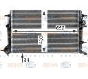 Radiator, racire motor HELLA 8MK 376 700-431