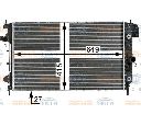 Radiator, racire motor HELLA 8MK 376 700-451