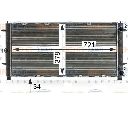 Radiator, racire motor HELLA 8MK 376 700-481</br>Piesa auto pentru Radiator racire apa/ ulei