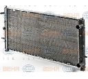 Radiator, racire motor HELLA 8MK 376 700-481</br>Piesa auto pentru Radiator racire apa/ ulei