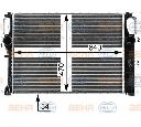 Radiator, racire motor HELLA 8MK 376 700-591