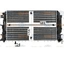 Radiator, racire motor HELLA 8MK 376 701-001