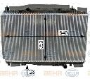 Radiator, racire motor HELLA 8MK 376 701-651</br>Piesa auto pentru Radiator racire apa/ ulei