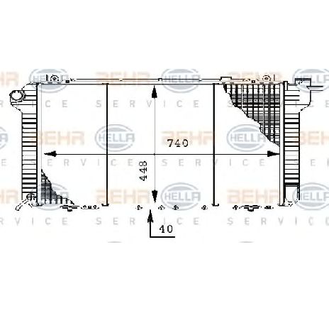 Radiator, racire motor HELLA 8MK 376 706-271</br>Piesa auto pentru Radiator racire apa/ ulei Radiator, racire motor HELLA 8MK 376 706-271</br>Piesa auto pentru Radiator racire apa/ ulei