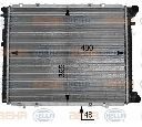 Radiator, racire motor HELLA 8MK 376 706-514