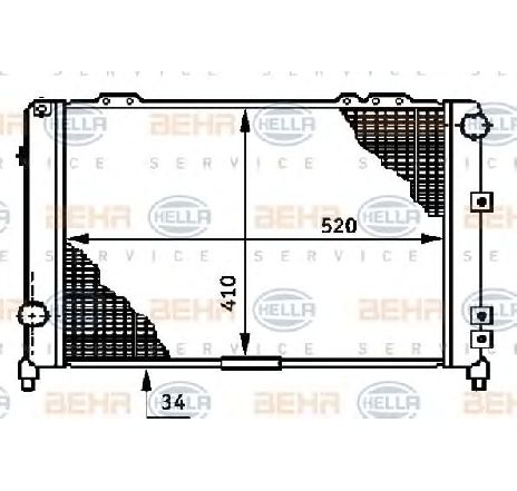 Radiator, racire motor HELLA 8MK 376 708-411</br>Piesa auto pentru Radiator racire apa/ ulei Radiator, racire motor HELLA 8MK 376 708-411</br>Piesa auto pentru Radiator racire apa/ ulei