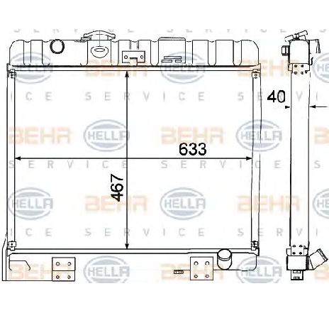 Radiator, racire motor HELLA 8MK 376 709-361</br>Piesa auto pentru Radiator racire apa/ ulei Radiator, racire motor HELLA 8MK 376 709-361</br>Piesa auto pentru Radiator racire apa/ ulei