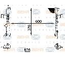 Radiator, racire motor HELLA 8MK 376 710-311