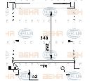 Radiator, racire motor HELLA 8MK 376 710-631