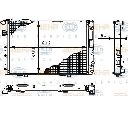 Radiator, racire motor HELLA 8MK 376 711-101