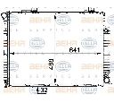 Radiator, racire motor HELLA 8MK 376 711-151