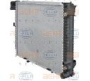 Radiator, racire motor HELLA 8MK 376 711-181</br>Piesa auto pentru Radiator racire apa/ ulei