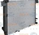 Radiator, racire motor HELLA 8MK 376 711-181</br>Piesa auto pentru Radiator racire apa/ ulei