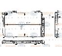 Radiator, racire motor HELLA 8MK 376 711-191
