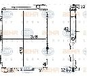 Radiator, racire motor HELLA 8MK 376 711-271