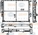 Radiator, racire motor HELLA 8MK 376 711-501