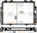 Radiator, racire motor HELLA 8MK 376 711-511